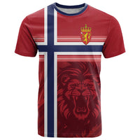 Custom Norway Football T Shirt Norges Herrelandslag i Fotball