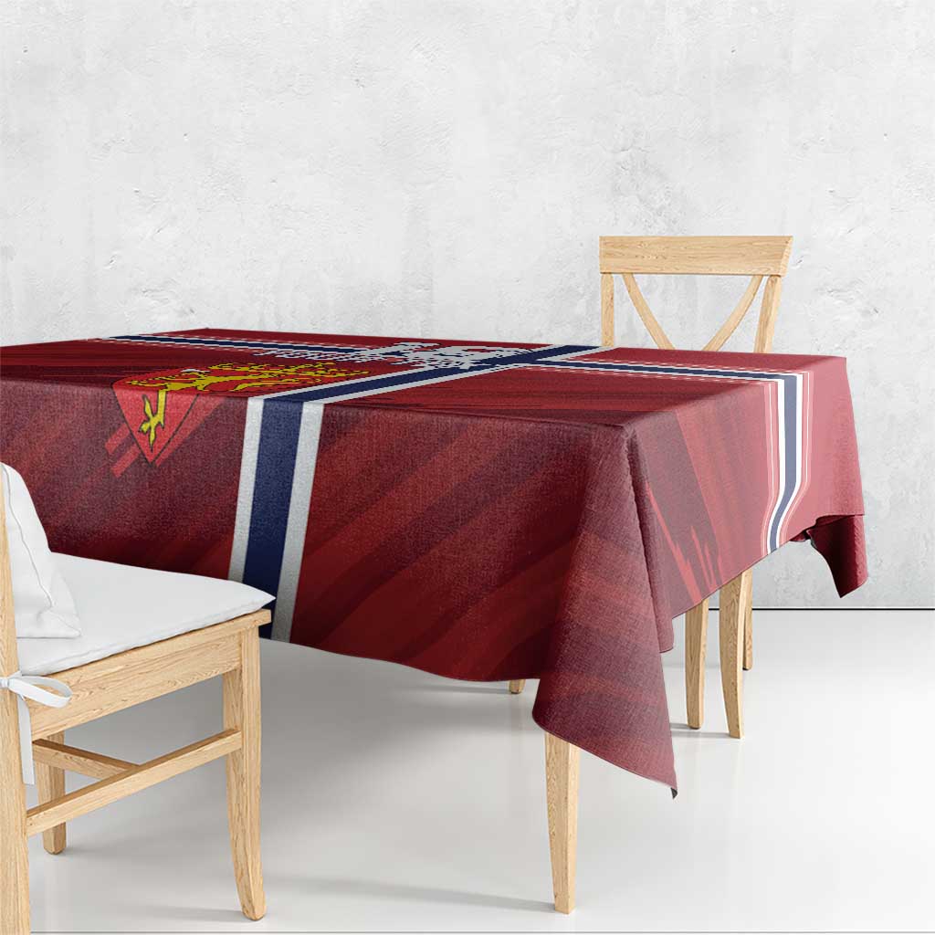 Custom Norway Football Tablecloth Norges Herrelandslag i Fotball