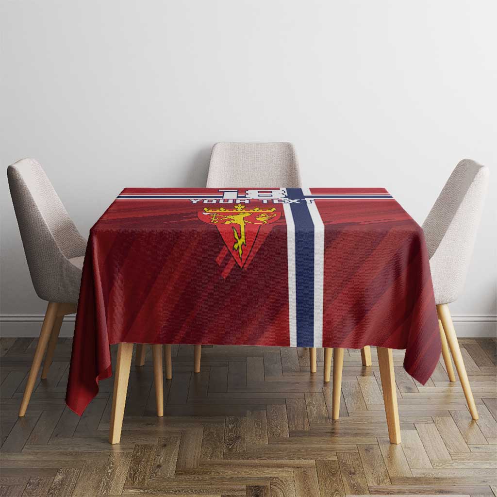 Custom Norway Football Tablecloth Norges Herrelandslag i Fotball