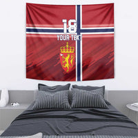 Custom Norway Football Tapestry Norges Herrelandslag i Fotball