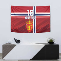 Custom Norway Football Tapestry Norges Herrelandslag i Fotball