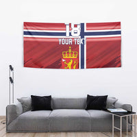 Custom Norway Football Tapestry Norges Herrelandslag i Fotball