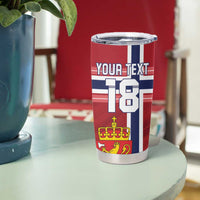Custom Norway Football Tumbler Cup Norges Herrelandslag i Fotball