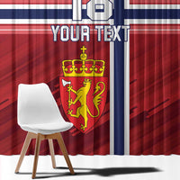 Custom Norway Football Window Curtain Norges Herrelandslag i Fotball