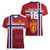 Custom Norway Football Women V-Neck T-Shirt Norges Herrelandslag i Fotball