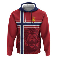 Custom Norway Football Zip Hoodie Norges Herrelandslag i Fotball