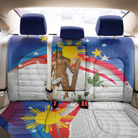 Philippines Flag Day Back Car Seat Cover Lapu-Lapu Warrior Heritage Art