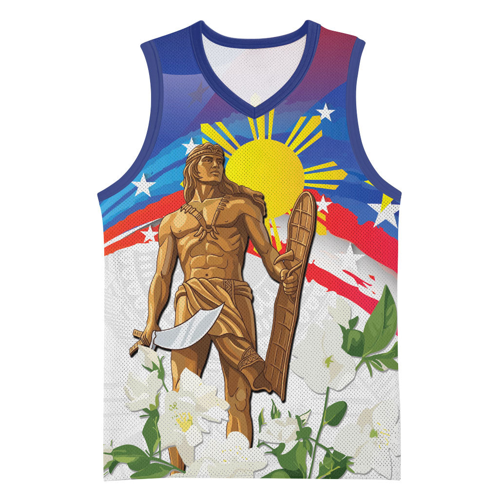 Philippines Flag Day Basketball Jersey Lapu-Lapu Warrior Heritage Art