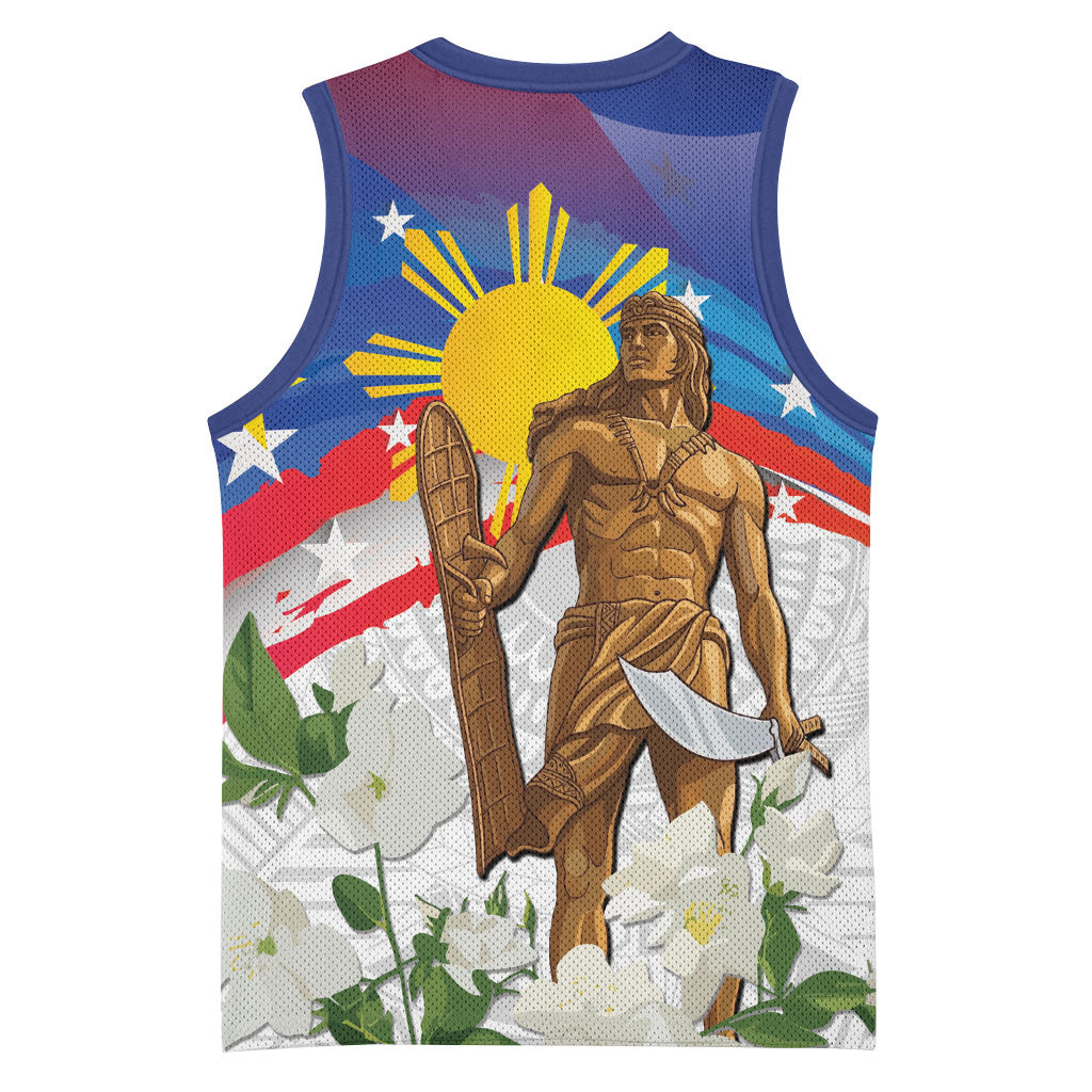 Philippines Flag Day Basketball Jersey Lapu-Lapu Warrior Heritage Art