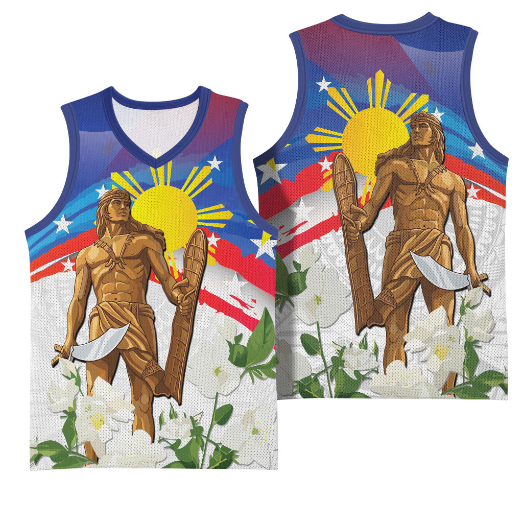 Philippines Flag Day Basketball Jersey Lapu-Lapu Warrior Heritage Art