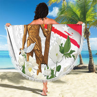Philippines Flag Day Beach Blanket Lapu-Lapu Warrior Heritage Art