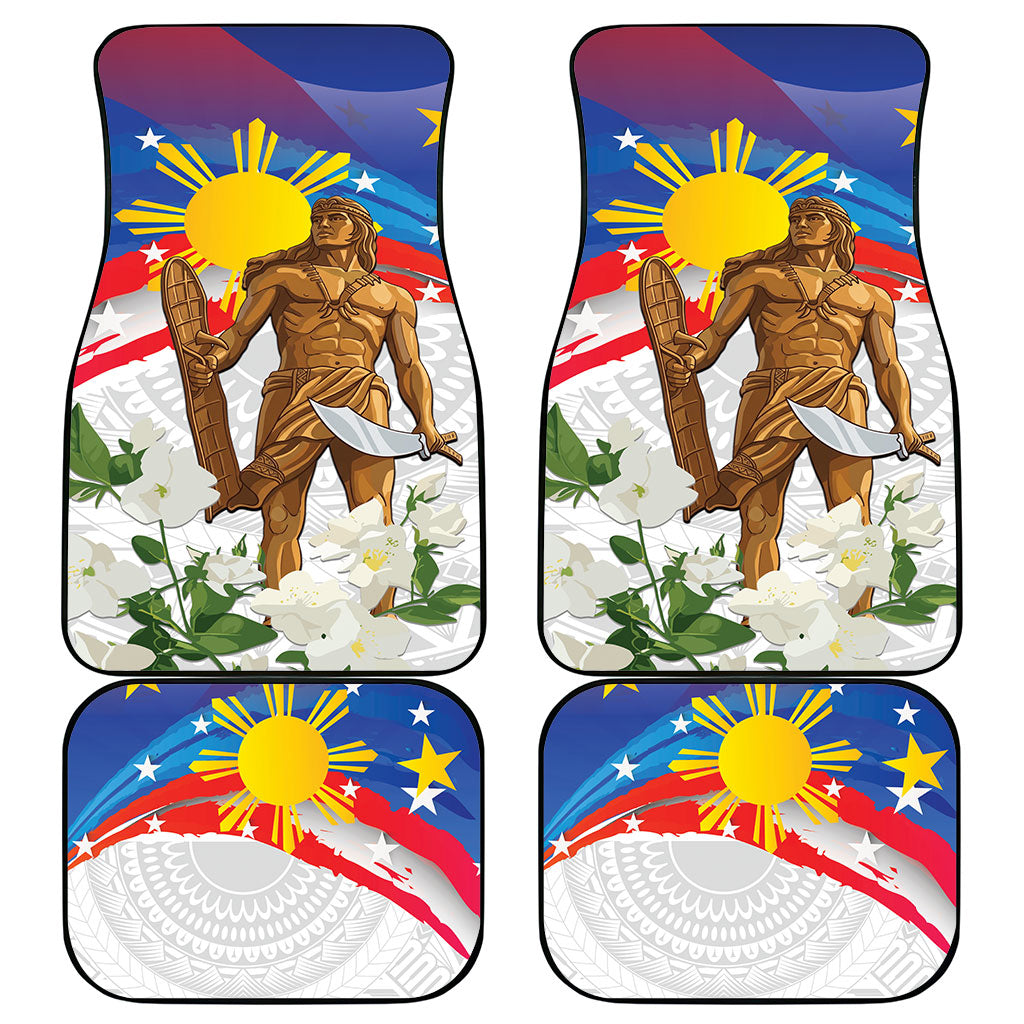 Philippines Flag Day Car Mats Lapu-Lapu Warrior Heritage Art