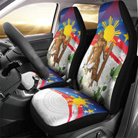 Philippines Flag Day Car Seat Cover Lapu-Lapu Warrior Heritage Art