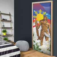 Philippines Flag Day Door Cover Lapu-Lapu Warrior Heritage Art