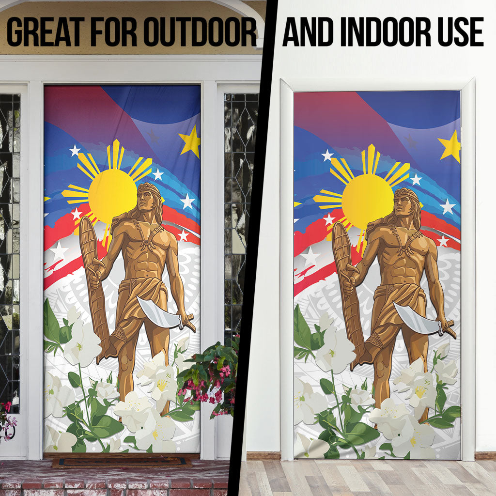 Philippines Flag Day Door Cover Lapu-Lapu Warrior Heritage Art