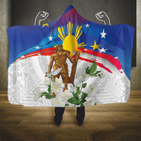 Philippines Flag Day Hooded Blanket Lapu-Lapu Warrior Heritage Art