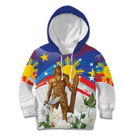 Philippines Flag Day Kid Hoodie Lapu-Lapu Warrior Heritage Art