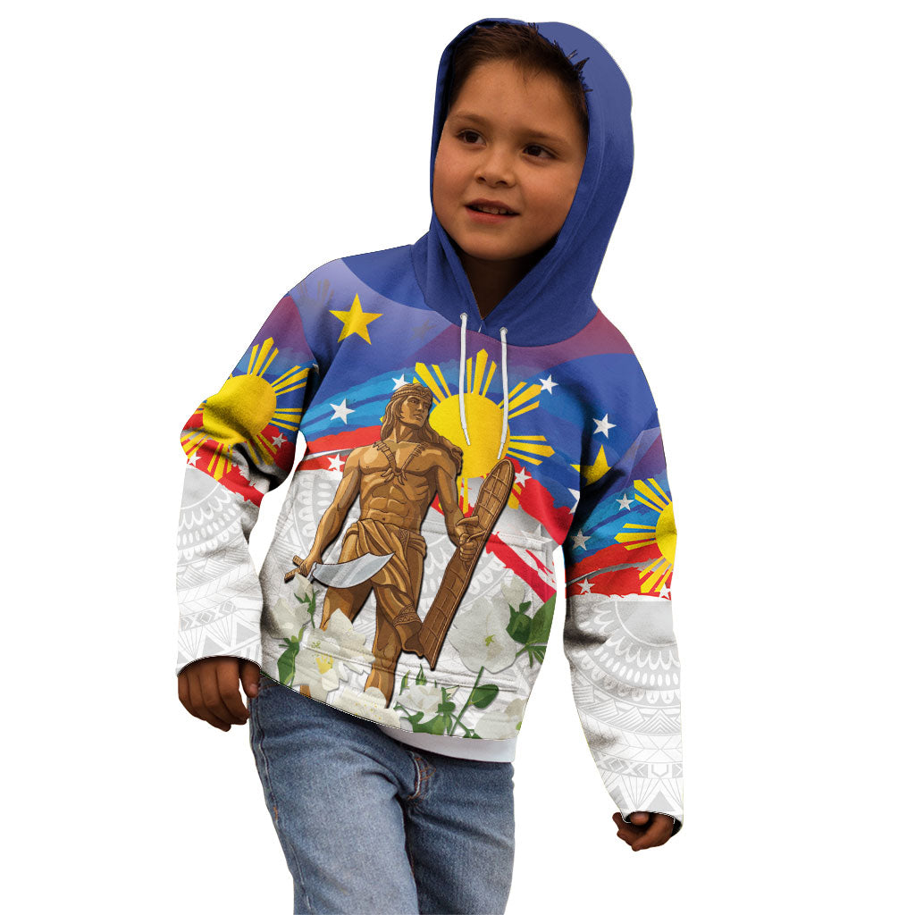 Philippines Flag Day Kid Hoodie Lapu-Lapu Warrior Heritage Art
