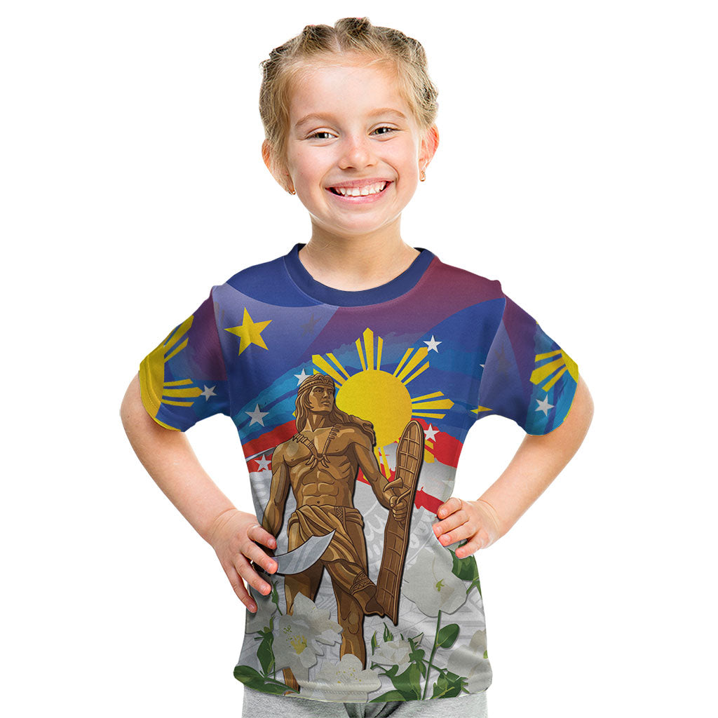 Philippines Flag Day Kid T Shirt Lapu-Lapu Warrior Heritage Art