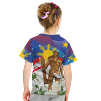 Philippines Flag Day Kid T Shirt Lapu-Lapu Warrior Heritage Art