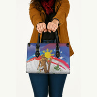 Philippines Flag Day Leather Bag Lapu-Lapu Warrior Heritage Art