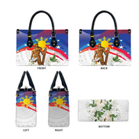 Philippines Flag Day Leather Bag Lapu-Lapu Warrior Heritage Art