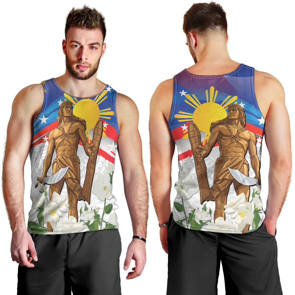 Philippines Flag Day Men Tank Top Lapu-Lapu Warrior Heritage Art
