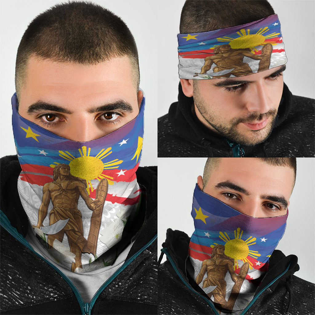 Philippines Flag Day Neck Gaiter Lapu-Lapu Warrior Heritage Art