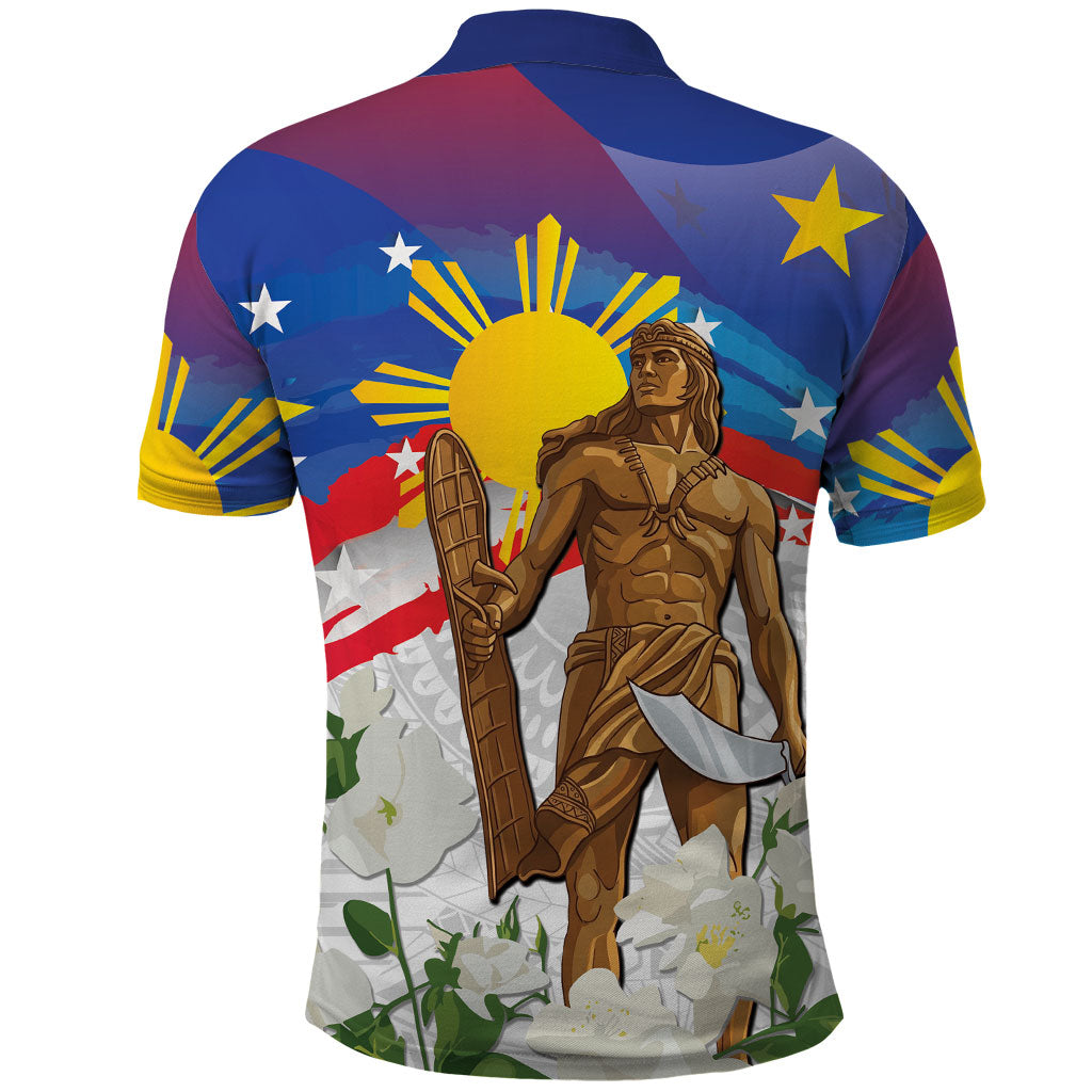 Philippines Flag Day Polo Shirt Lapu-Lapu Warrior Heritage Art