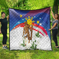 Philippines Flag Day Quilt Lapu-Lapu Warrior Heritage Art