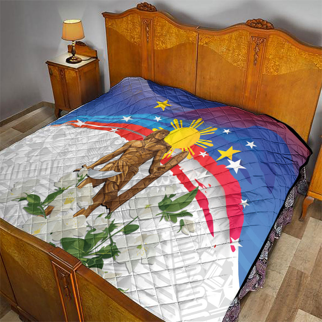 Philippines Flag Day Quilt Lapu-Lapu Warrior Heritage Art