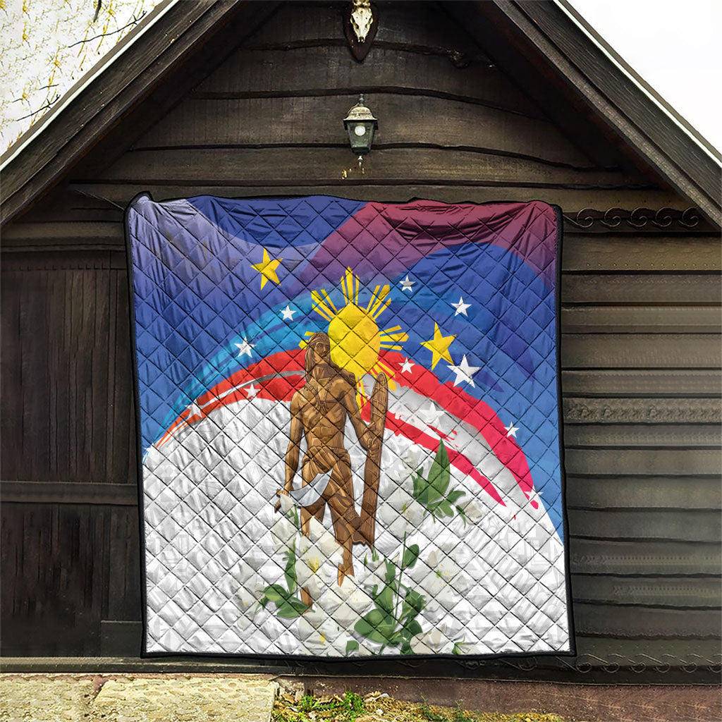 Philippines Flag Day Quilt Lapu-Lapu Warrior Heritage Art