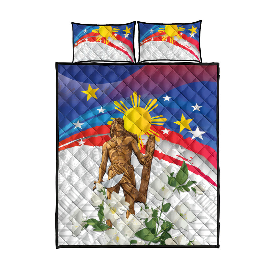 Philippines Flag Day Quilt Bed Set Lapu-Lapu Warrior Heritage Art
