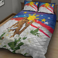 Philippines Flag Day Quilt Bed Set Lapu-Lapu Warrior Heritage Art