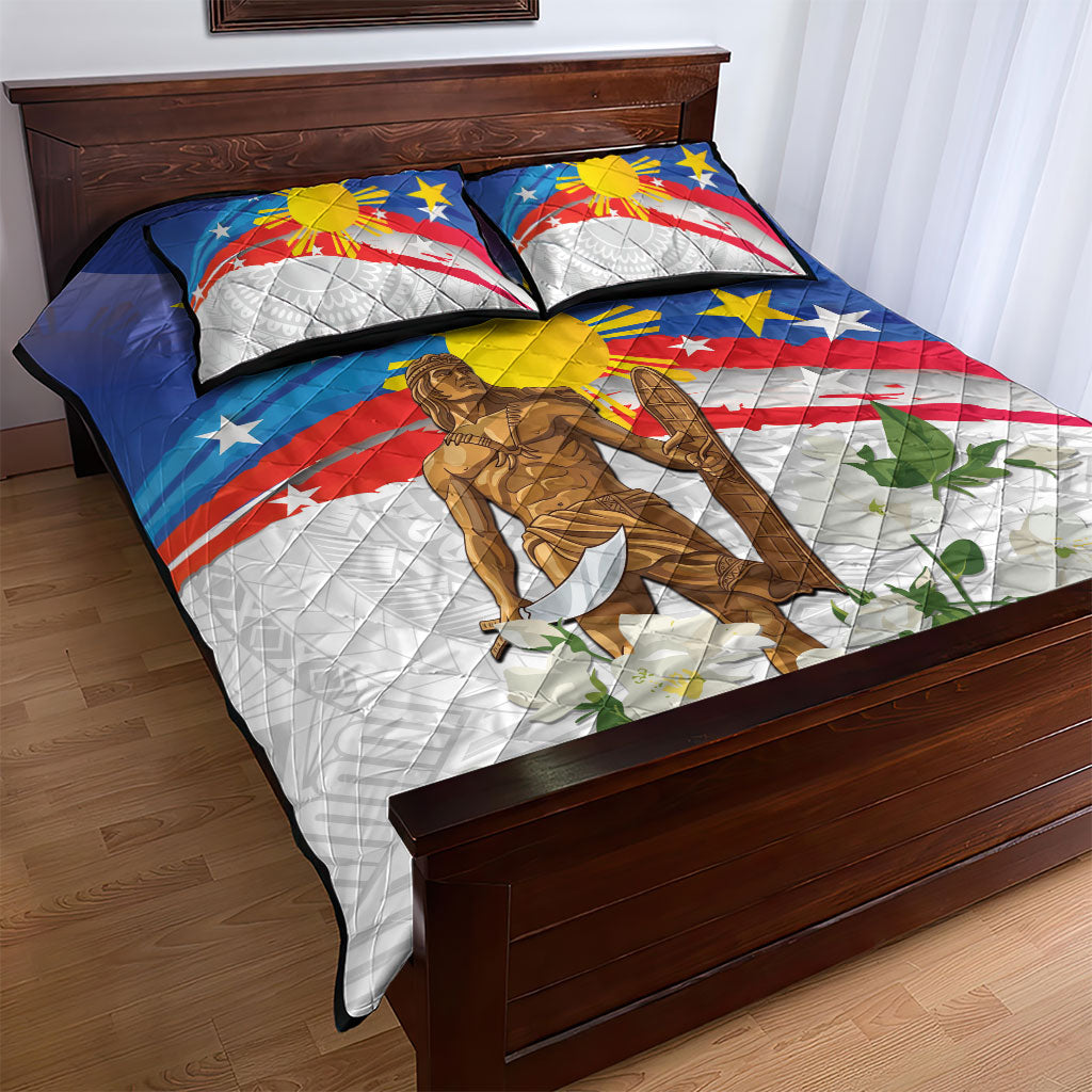Philippines Flag Day Quilt Bed Set Lapu-Lapu Warrior Heritage Art