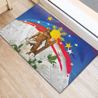 Philippines Flag Day Rubber Doormat Lapu-Lapu Warrior Heritage Art