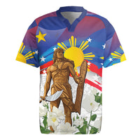 Philippines Flag Day Rugby Jersey Lapu-Lapu Warrior Heritage Art