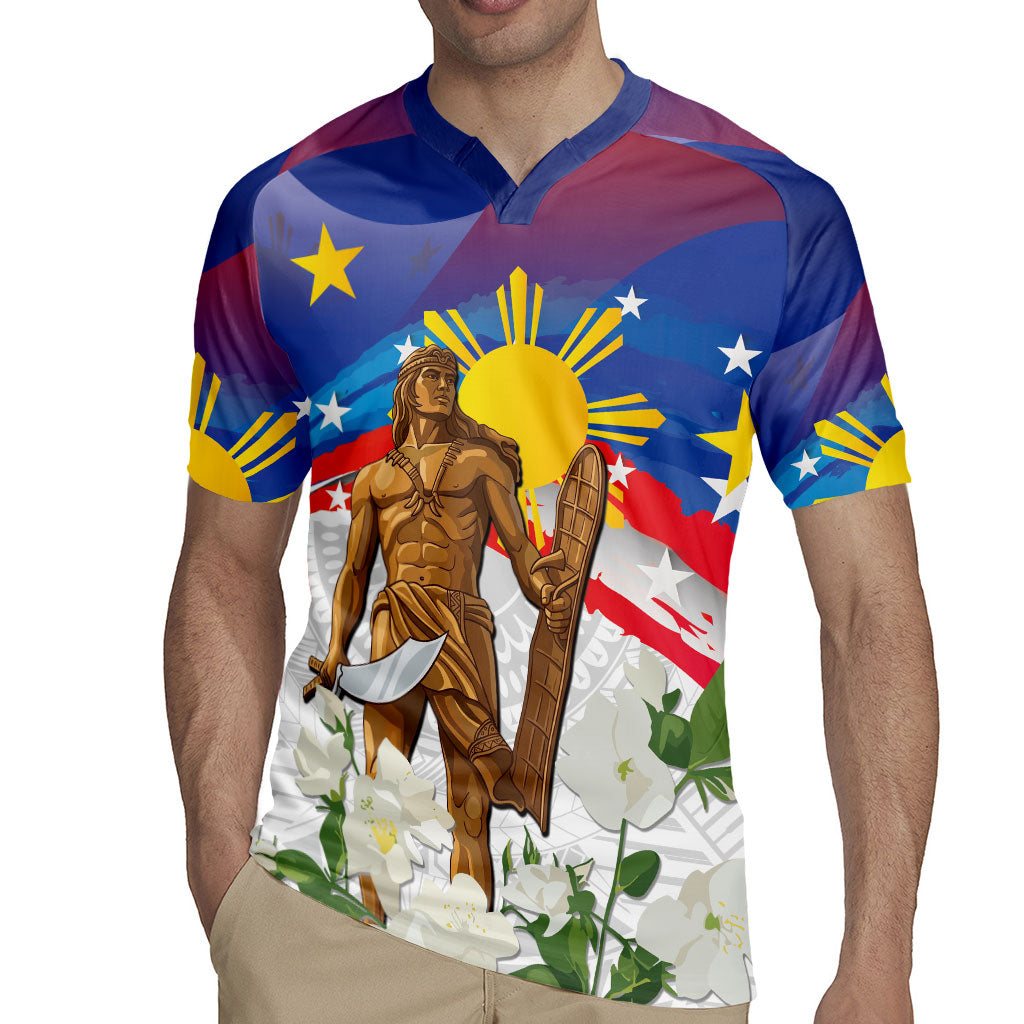 Philippines Flag Day Rugby Jersey Lapu-Lapu Warrior Heritage Art