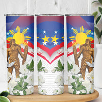 Philippines Flag Day Skinny Tumbler Lapu-Lapu Warrior Heritage Art