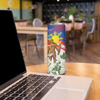 Philippines Flag Day Skinny Tumbler Lapu-Lapu Warrior Heritage Art
