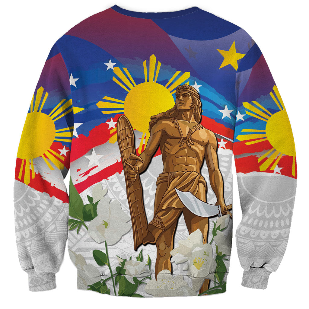 Philippines Flag Day Sweatshirt Lapu-Lapu Warrior Heritage Art