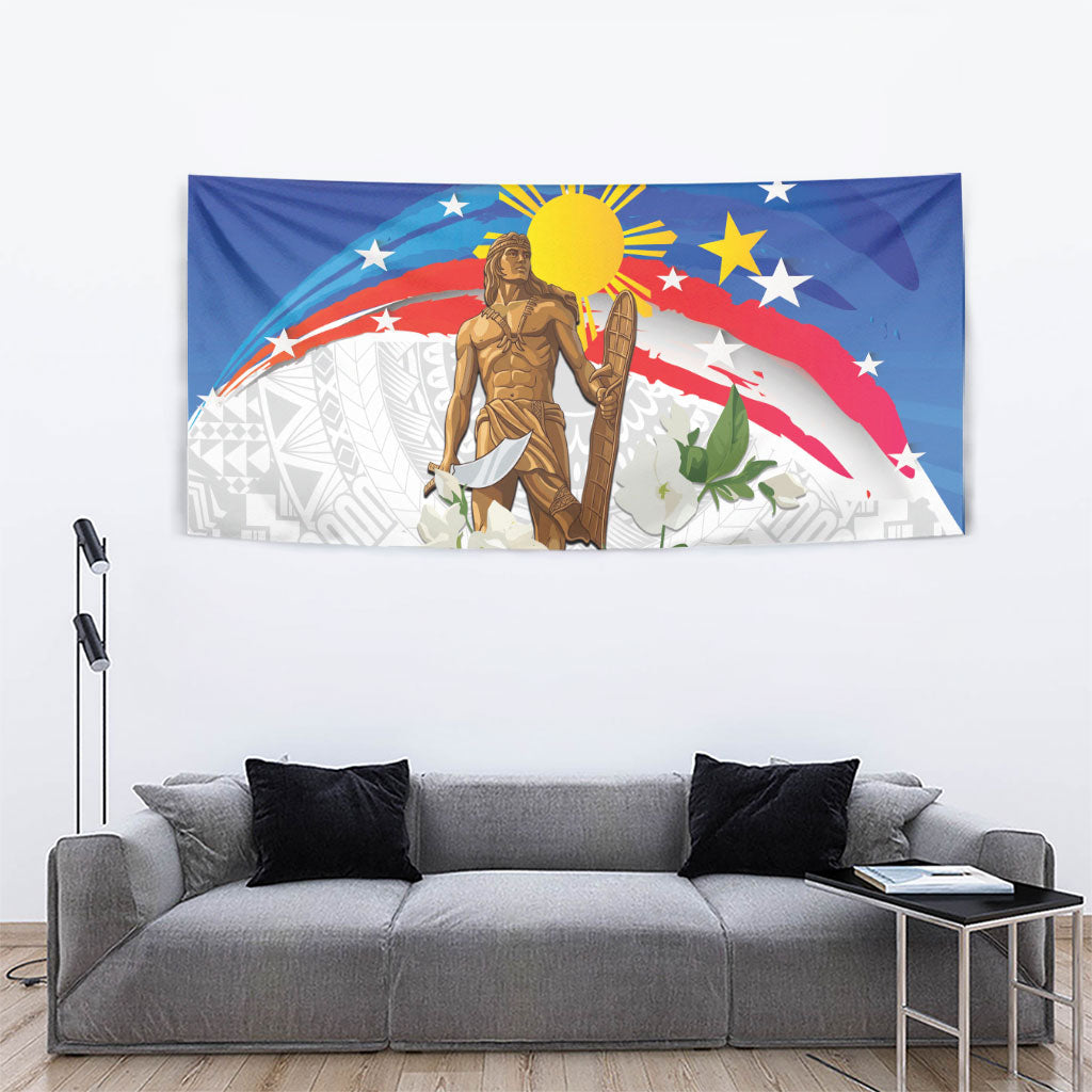 Philippines Flag Day Tapestry Lapu-Lapu Warrior Heritage Art