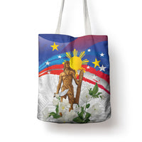 Philippines Flag Day Tote Bag Lapu-Lapu Warrior Heritage Art