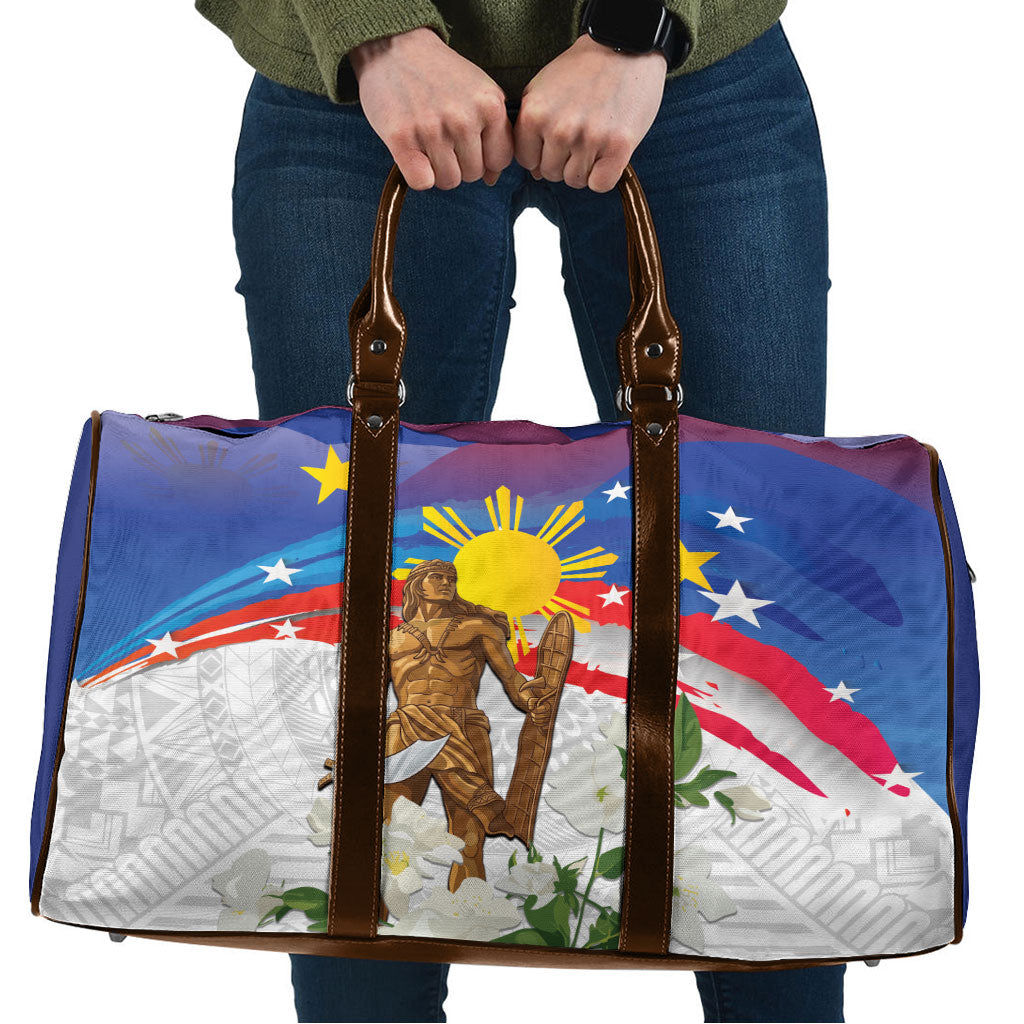 Philippines Flag Day Travel Bag Lapu-Lapu Warrior Heritage Art