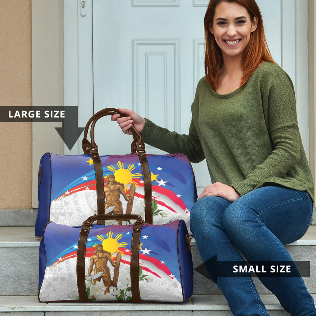 Philippines Flag Day Travel Bag Lapu-Lapu Warrior Heritage Art