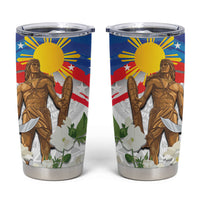 Philippines Flag Day Tumbler Cup Lapu-Lapu Warrior Heritage Art
