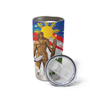 Philippines Flag Day Tumbler Cup Lapu-Lapu Warrior Heritage Art