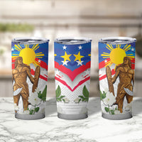 Philippines Flag Day Tumbler Cup Lapu-Lapu Warrior Heritage Art