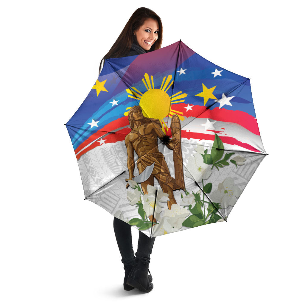 Philippines Flag Day Umbrella Lapu-Lapu Warrior Heritage Art