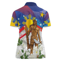 Philippines Flag Day Women Polo Shirt Lapu-Lapu Warrior Heritage Art
